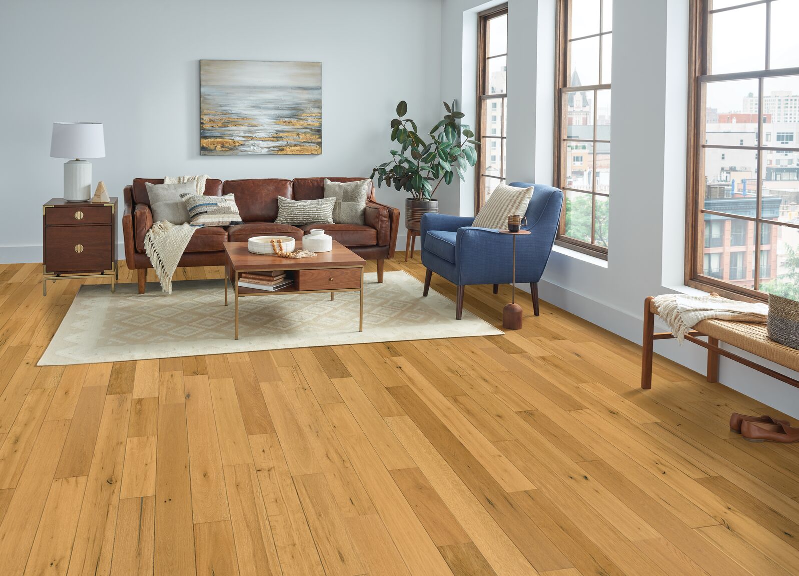Brushed Impressions Eastward Warmth Engineered Hardwood BRBH53EK50W