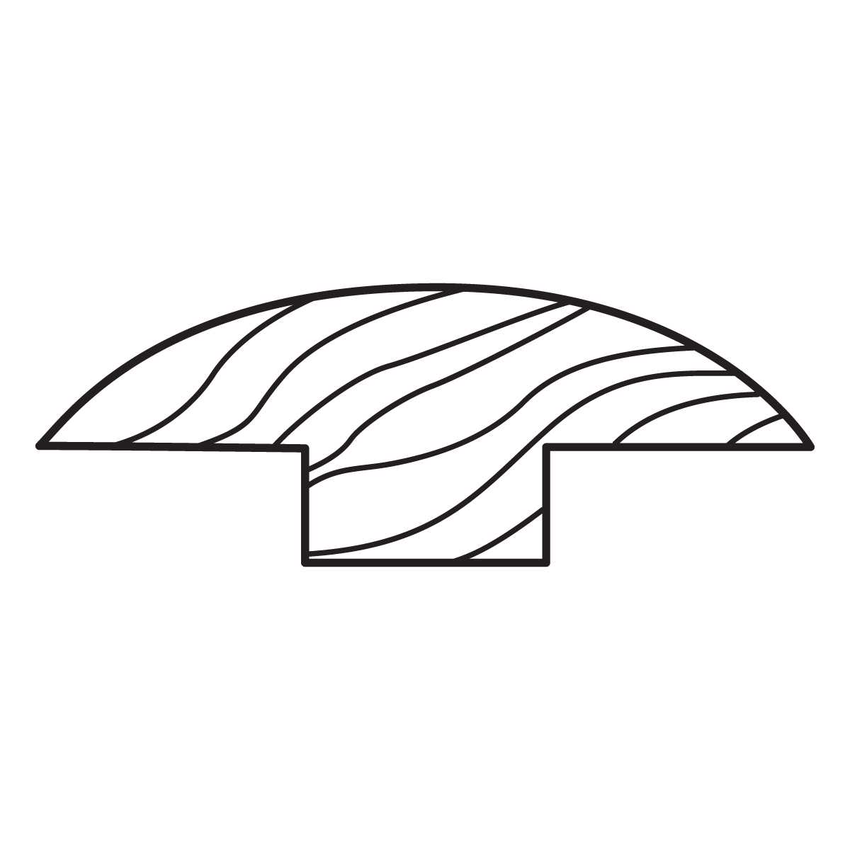 T-Molding Red Oak TMSROBC6045